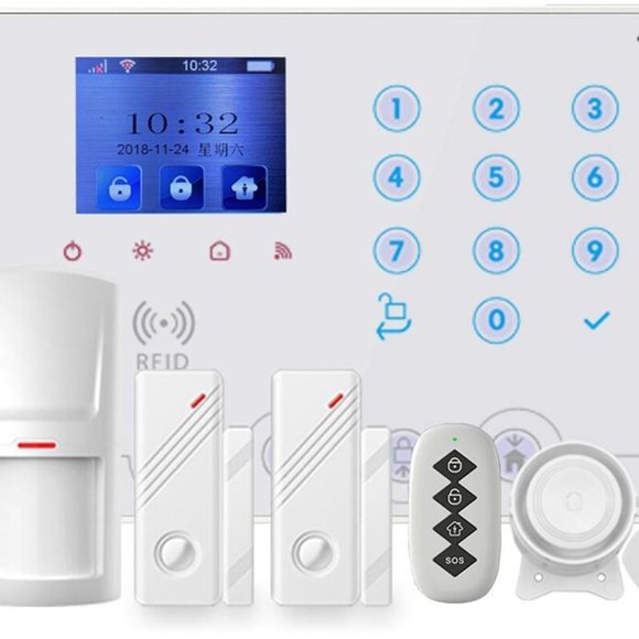 NO MONTHLY FEE!! WIFI COLOR DISPLAY ALARM SYSTEM. SOS button for Elderly at home - Picture 6 of 12